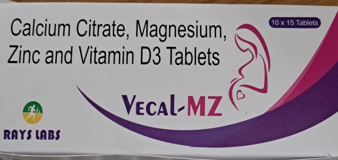 VECAL-MZ TABLETS packaging