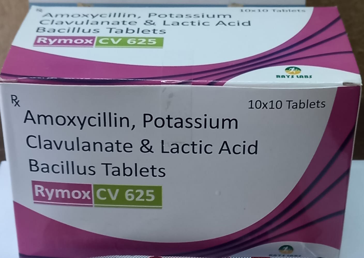RYMOX-CV 625 Tab packaging